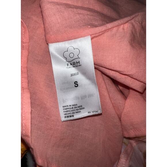 Farm Rio Ombre Bananas Mini Dress SMALL S - Picture 7 of 7